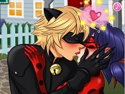 Miraculous Ladybug and Cat Noir Kiss
