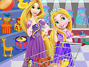 Baby Rapunzel and Mom Shopping