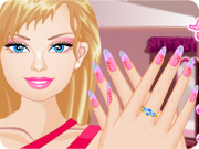 Barbie Nails Design	