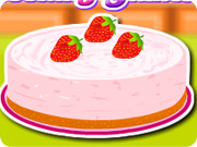 Creamy Strawberry Mint Pie