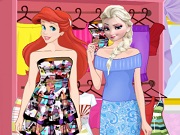 Elsa and Ariel Summer Fashion