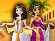 Elsa and Jasmine Shopping in Egypt