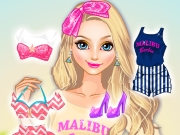 Elsa as Malibu Barbie