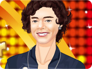 Famous Singer Harry Styles Facial