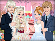 Frozen Sisters Wedding Party