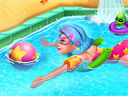 Galaxy Girl Swimming Pool