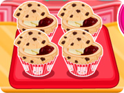 Hello Kittyâ€™s Choc-Chip Jelly Muffins