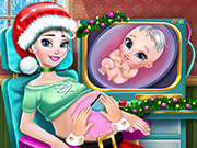 Mrs. Claus Pregnant Check Up