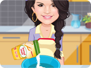 Selena Cooking Cookies